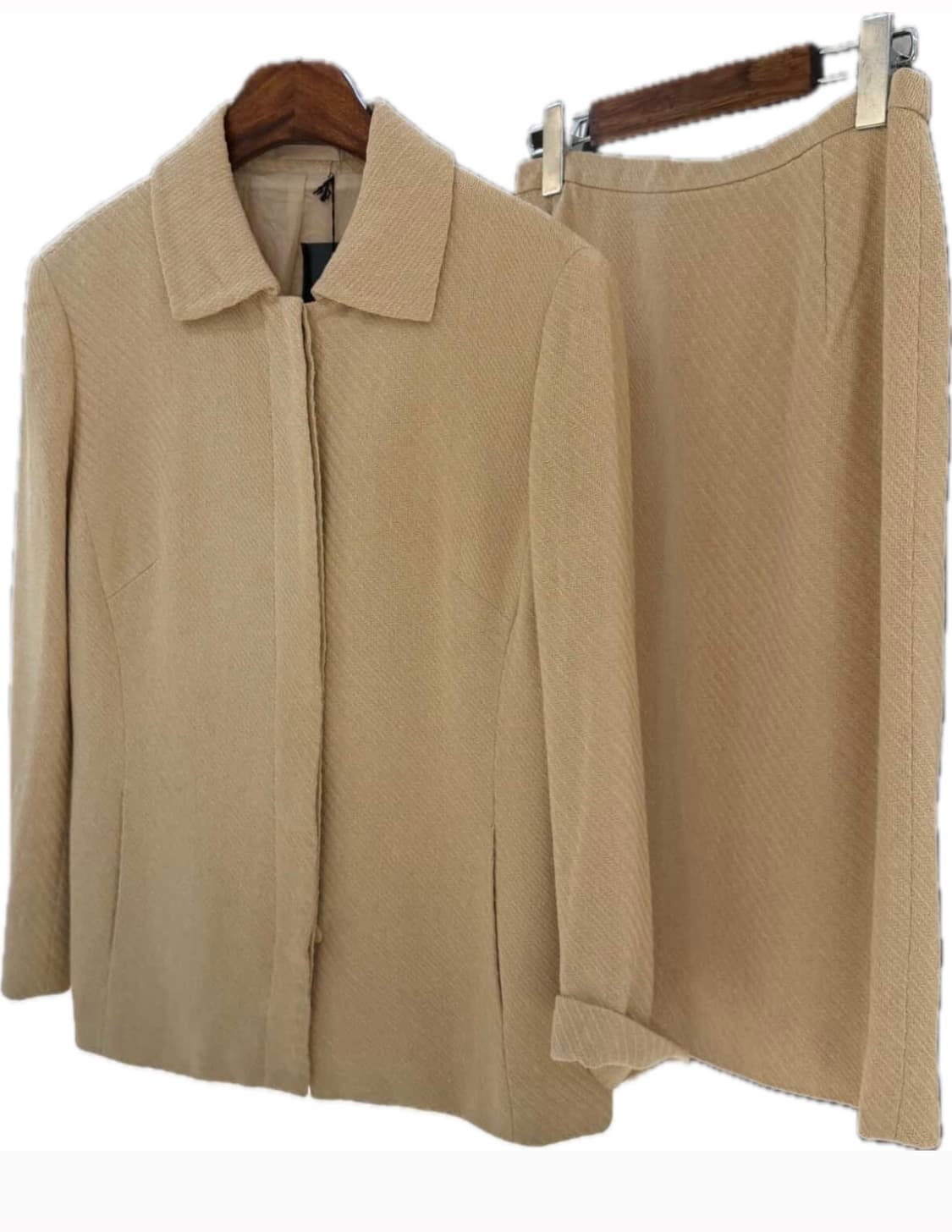 버버리 베이지 스커트 투피스 셋업 상품이미지5