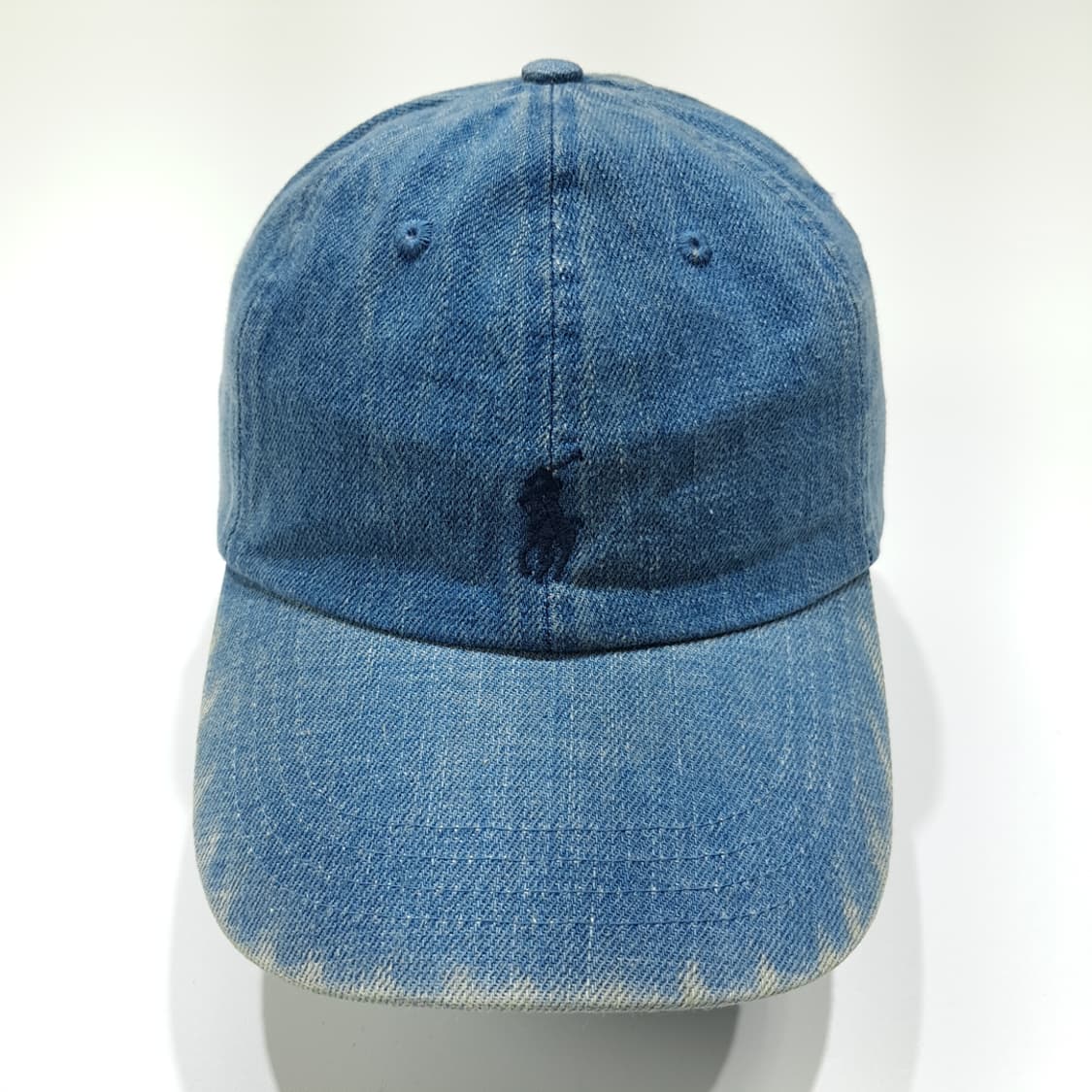 CL249 폴로 캄보디아판 데님 포니자수 블루 볼캡 모자 상품이미지3
