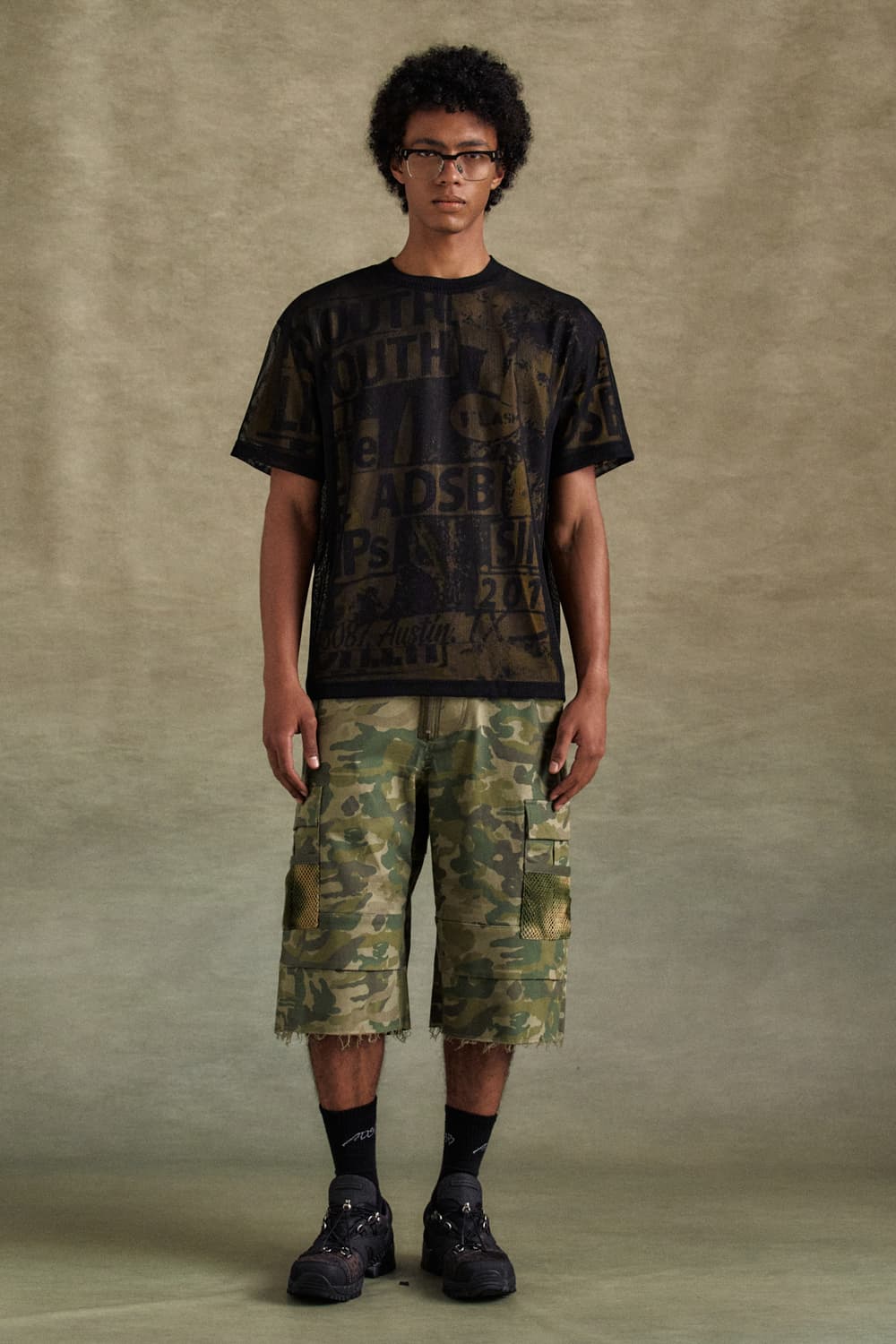 앤더슨벨 초회판 디포트 카모플라쥬 카고 쇼츠 48 상품이미지3