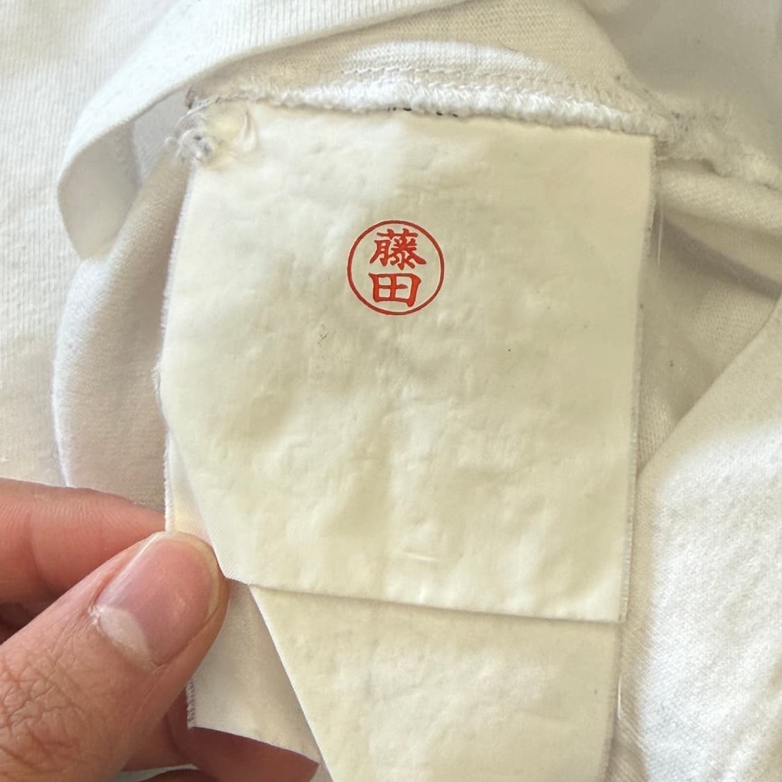 L 꼼데가르송 여성용 폴카 도트 하트 반팔 티셔츠 상품이미지5