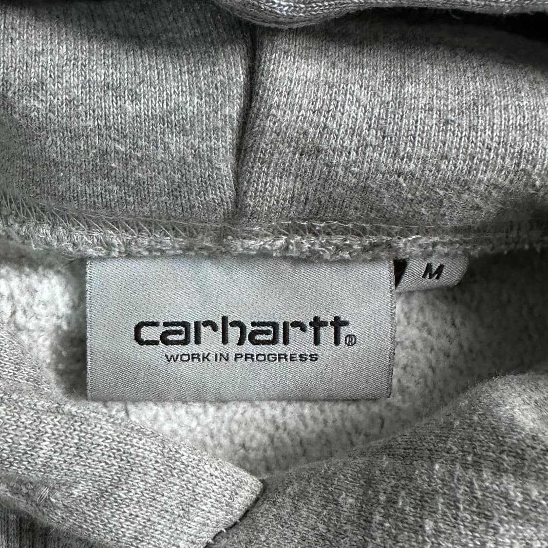 칼하트 로고 그레이 후드티  상품이미지5