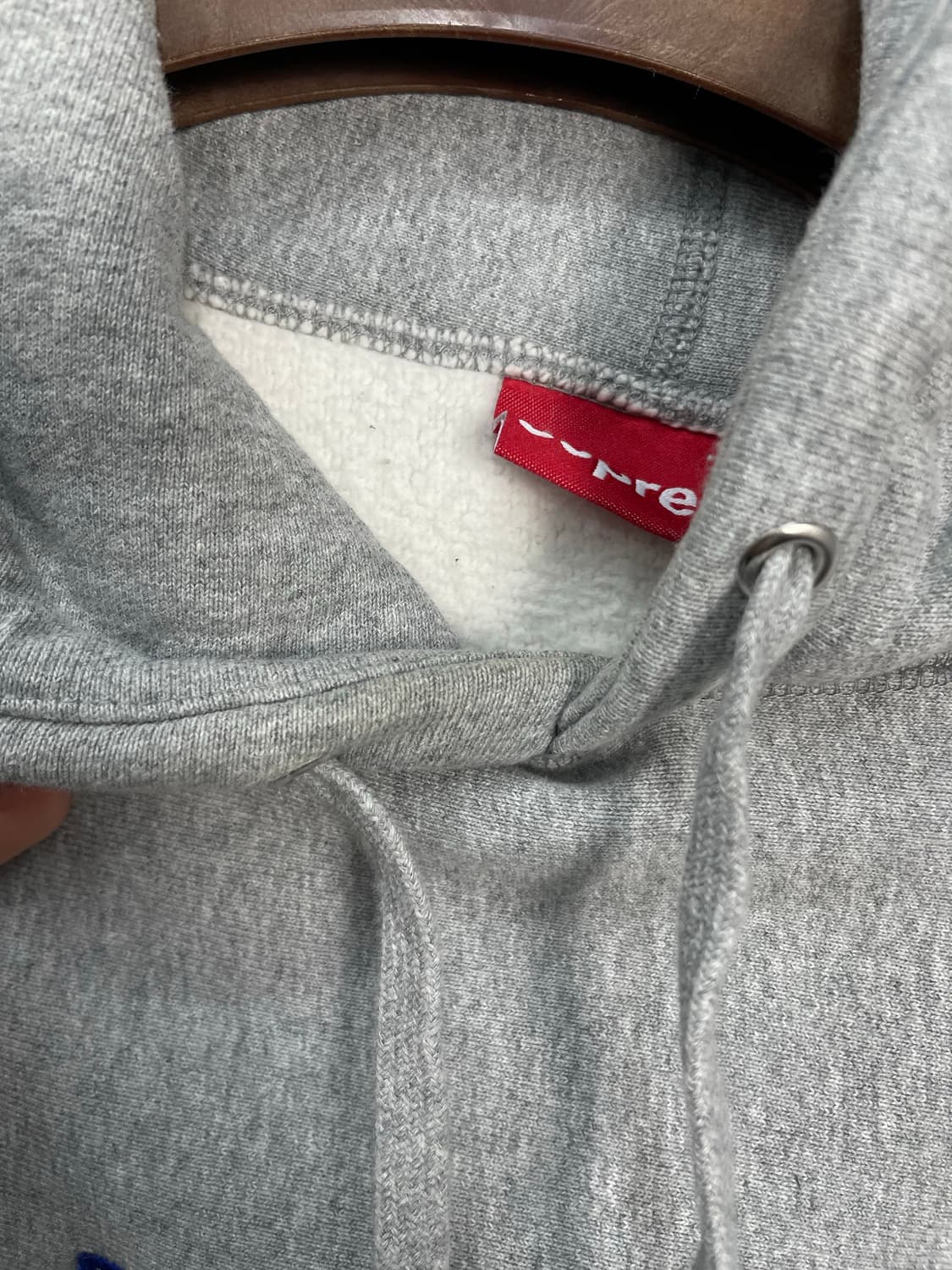 슈프림 반다나 박스로고 헤더 그레이 후드티 H1625 상품이미지6