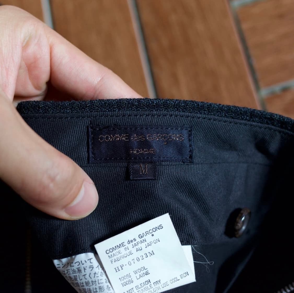90s Comme Des Garcons Homme wool slacks 상품이미지8