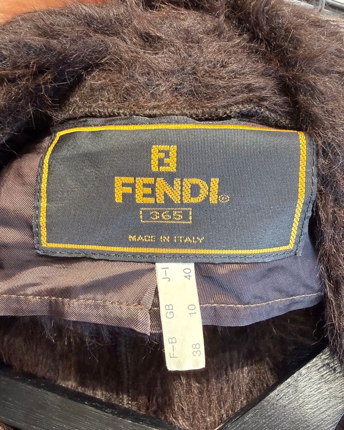 펜디 브라운 알파카울 롱 코트  상품이미지9