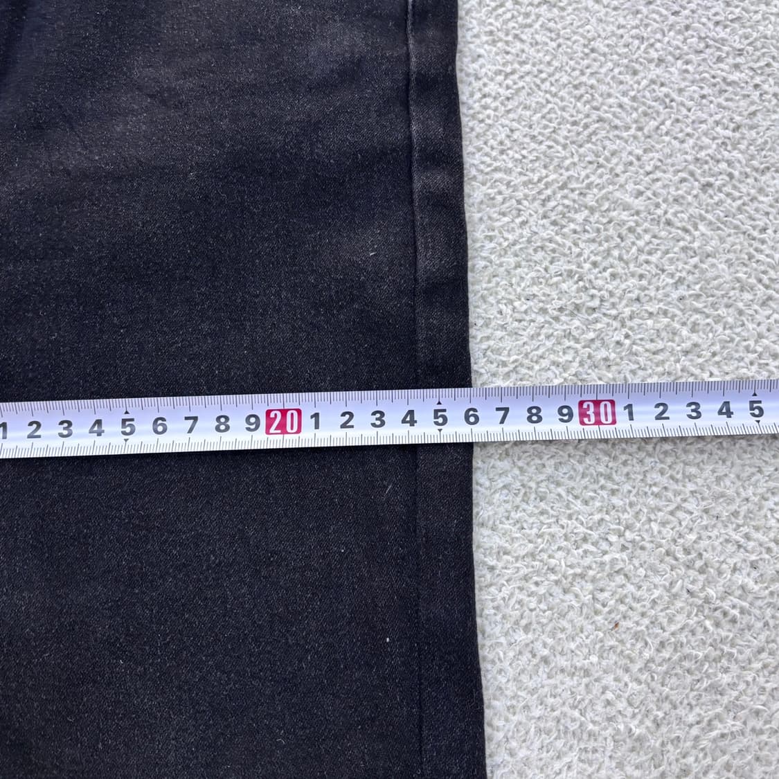 L 빈티지 여성 블랙 부츠컷 데님 팬츠 0414E 상품이미지7