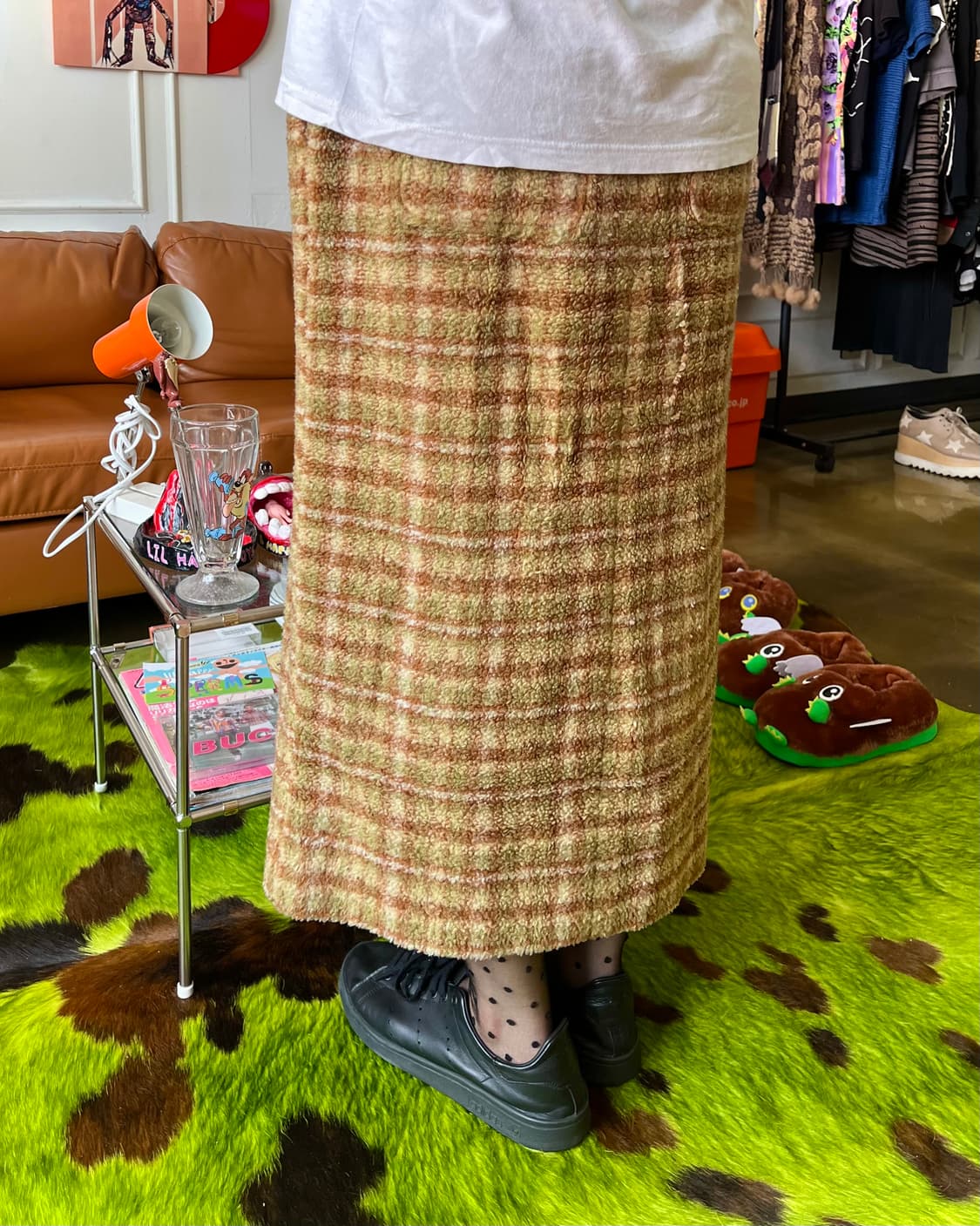 ~1980s HAI by ISSEY MIYAKE Fleece Skirt 상품이미지2