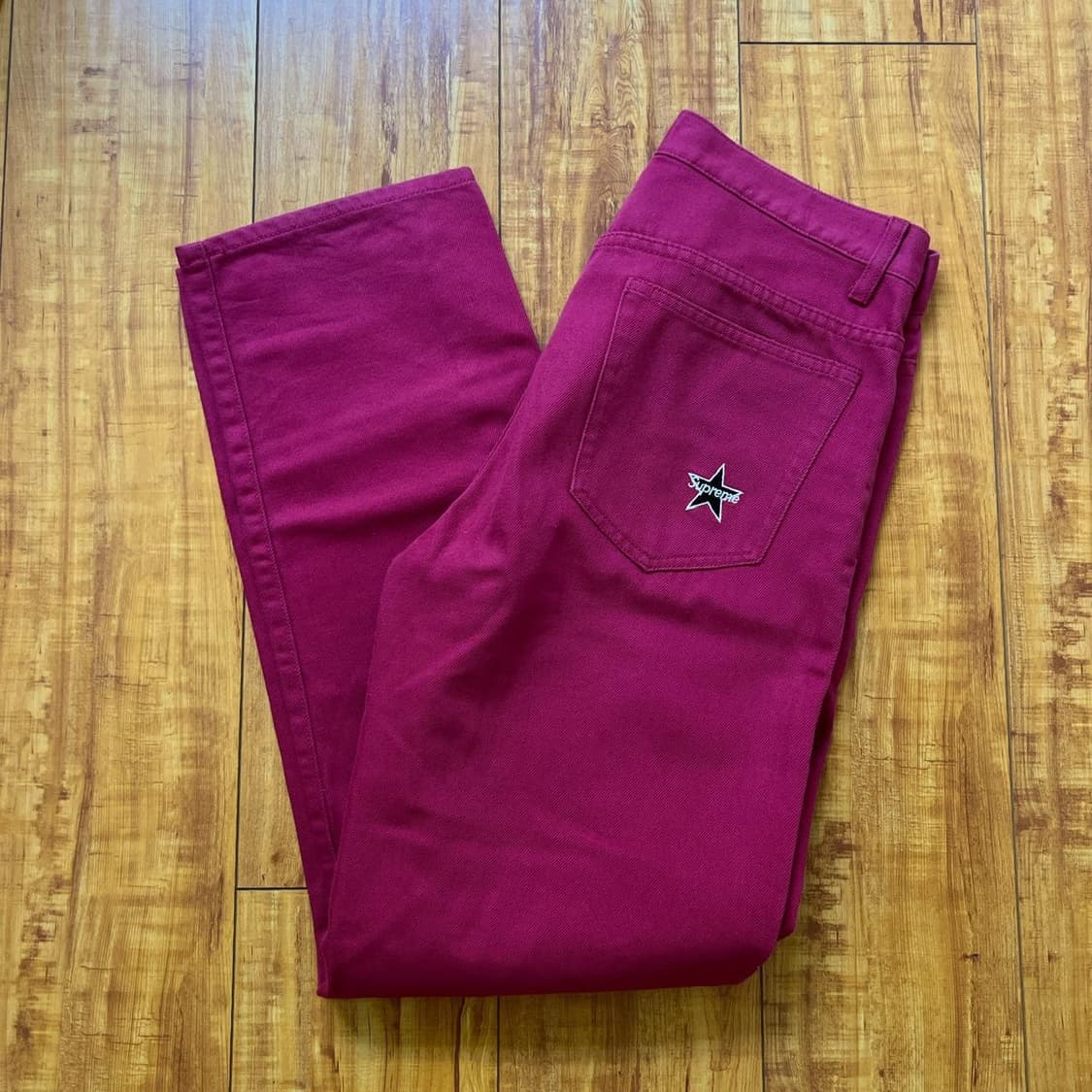 슈프림 스타 로고 데님 팬츠 상품이미지1