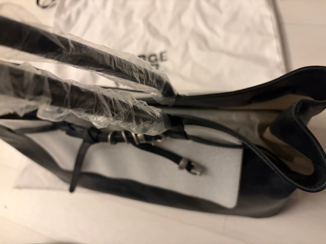 마지셔우드 GRANDMA USED BAG LARGE_navy pull-u 상품이미지2