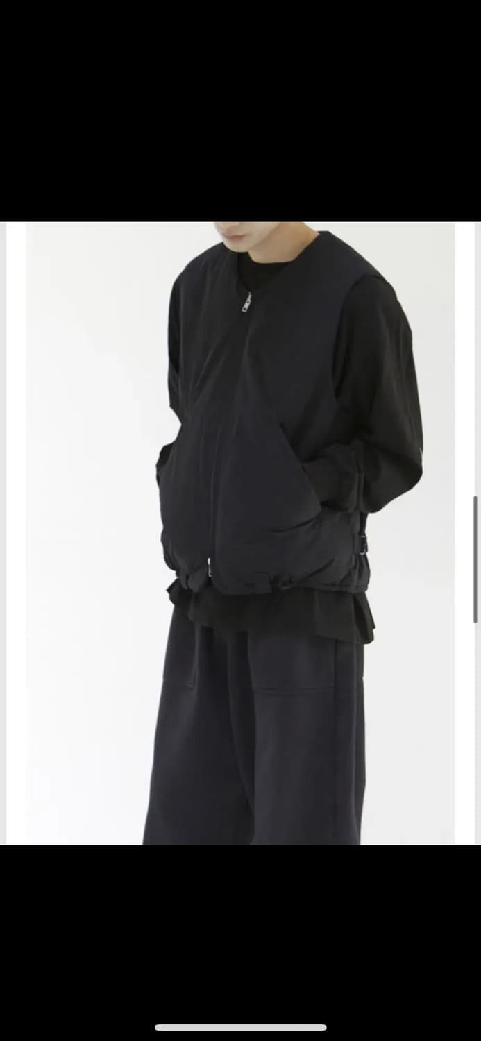 (3)폴리테루 패디드 베스트 블랙잉크 상품이미지1