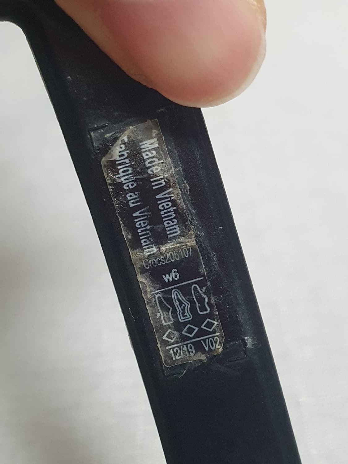 230mm 크록스 툴룸 오픈 플랫 샌들 블랙 탄 상품이미지9