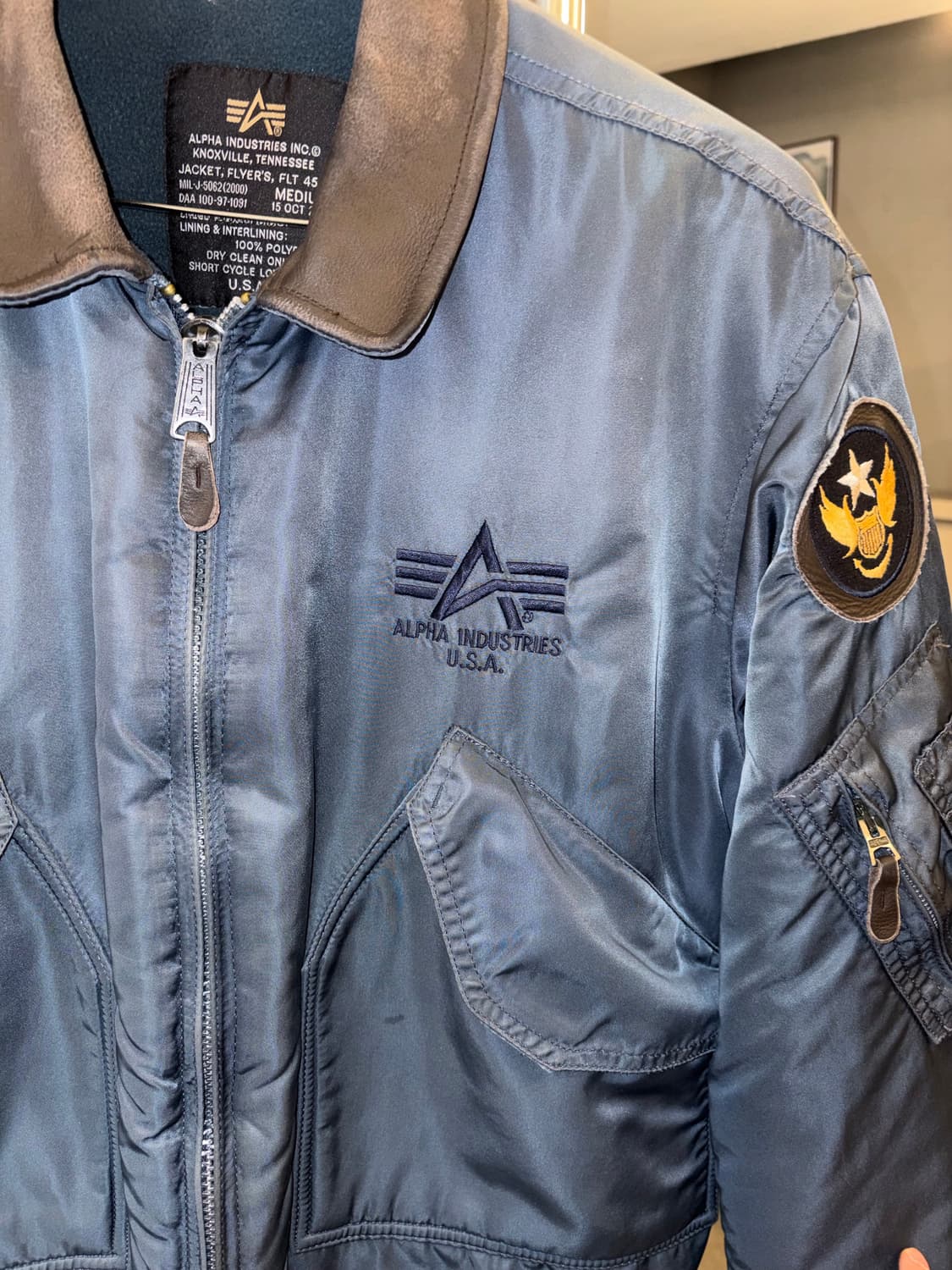 Alpha Industries CWU-45 patch USA flight 상품이미지6