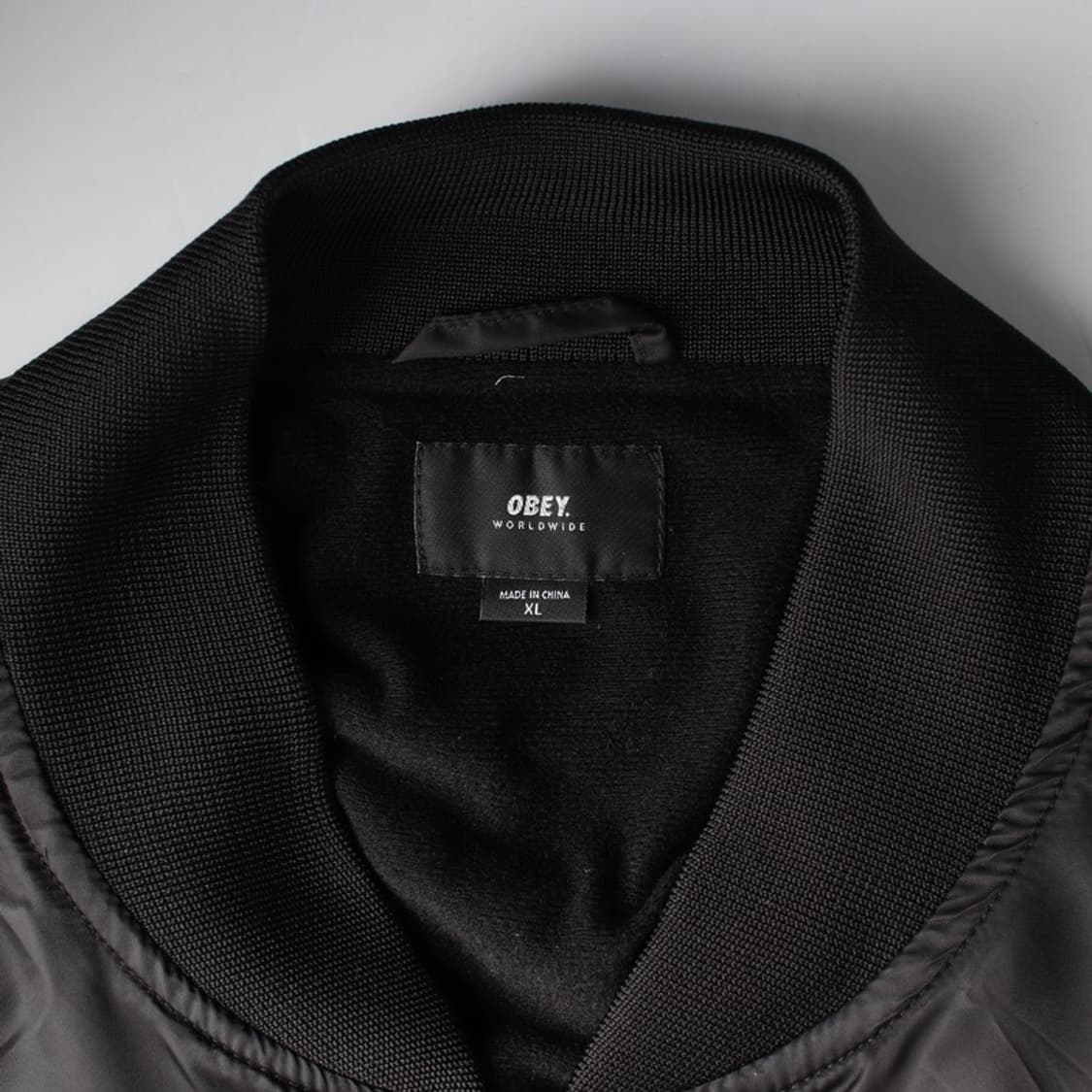 OBEY 빅페이스 로고 블랙 코치자켓 XL 상품이미지6
