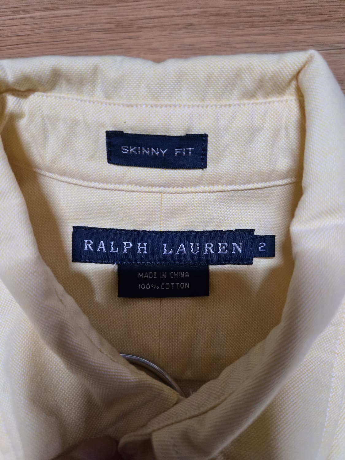 로렌 랄프로렌 여성 엘로우 옥스포드 셔츠 상품이미지7