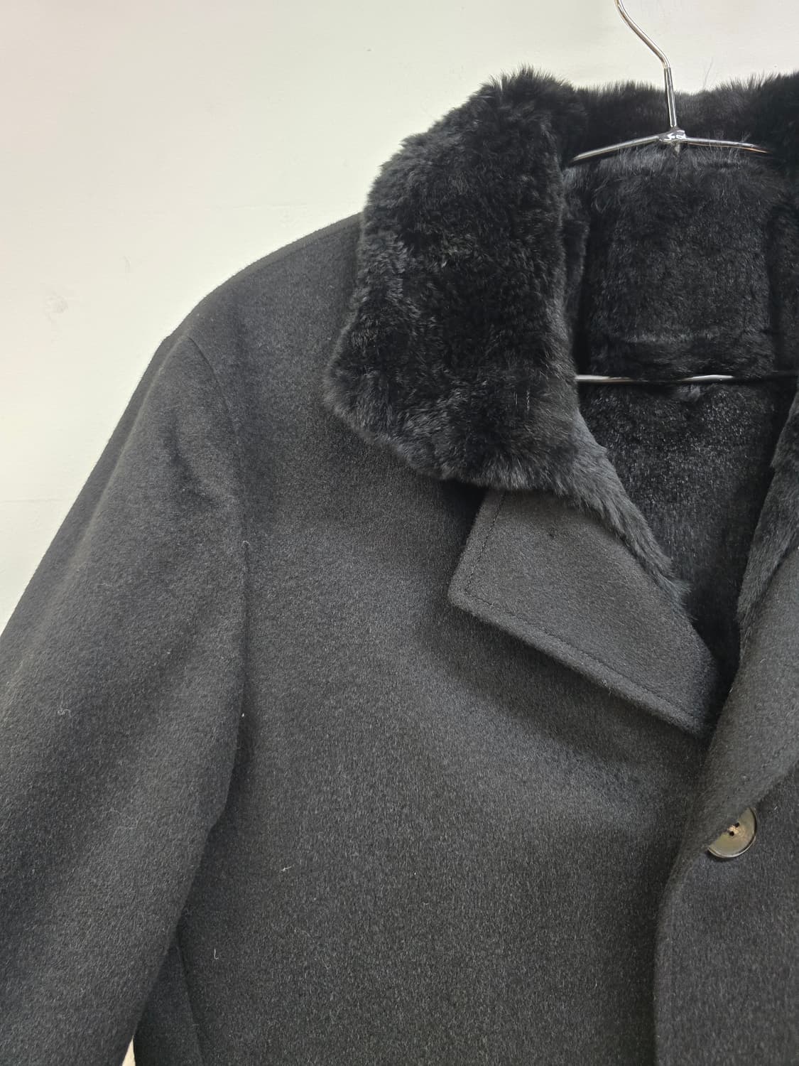 니나리치 원단 캐시미어 100% 머스크랫 퍼내피 맞춤 코트 상품이미지6