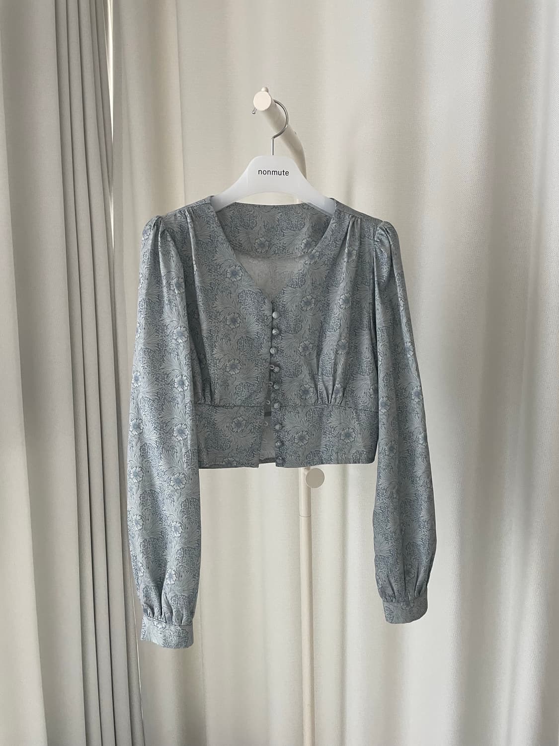 패턴 자카드 블라우스 상품이미지2