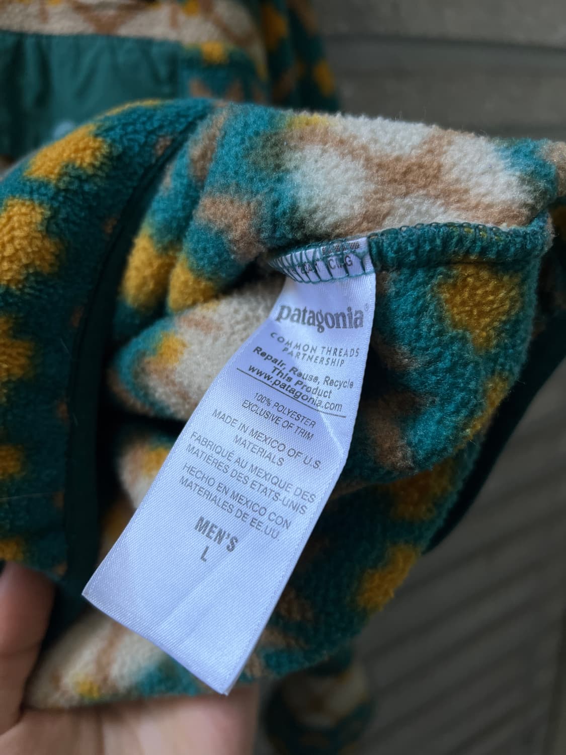 [L]파타고니아 신칠라 네이티브 패턴 아노락 플리스 상품이미지7