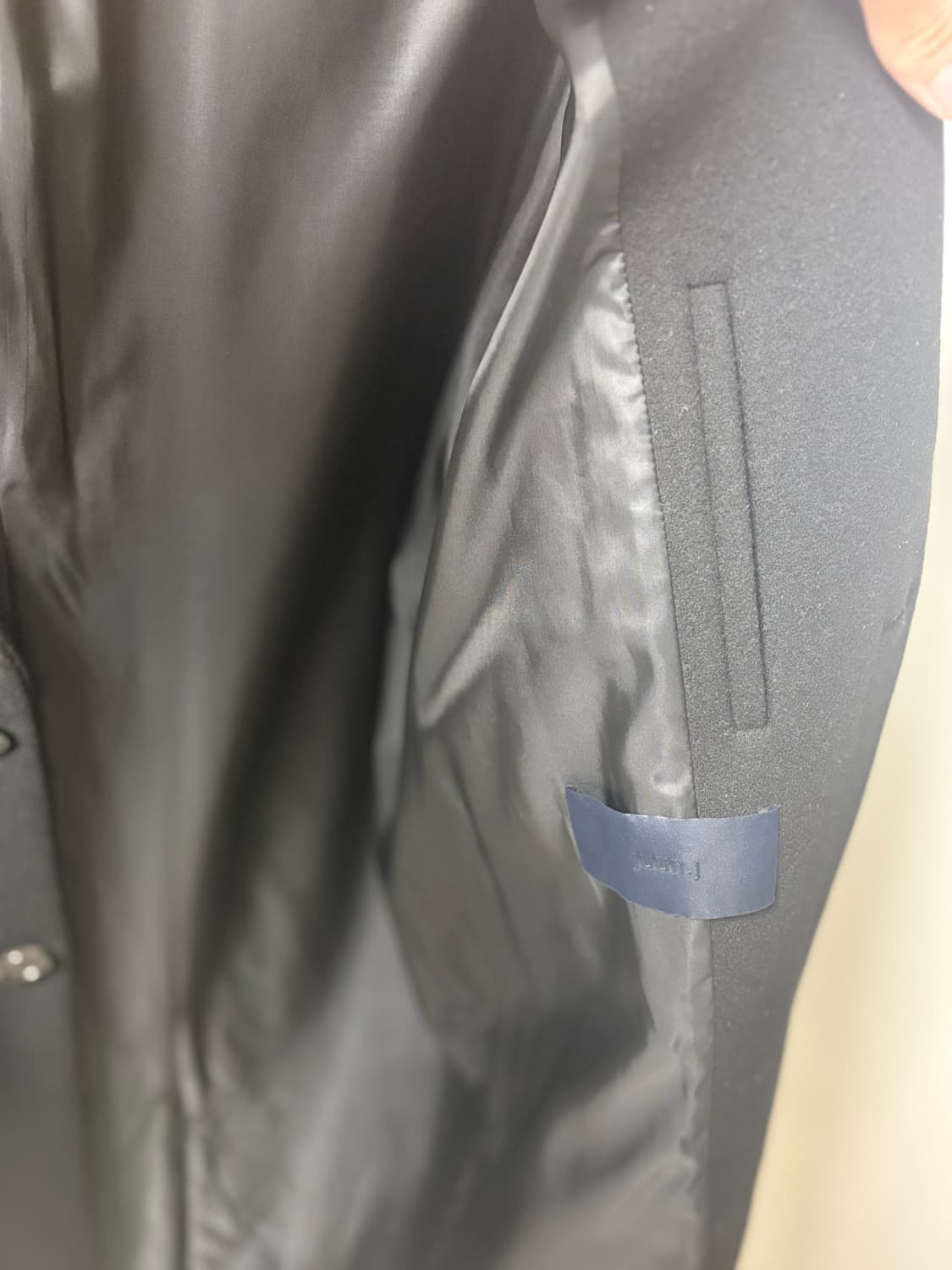 준지 울 싱글 코트 상품이미지3