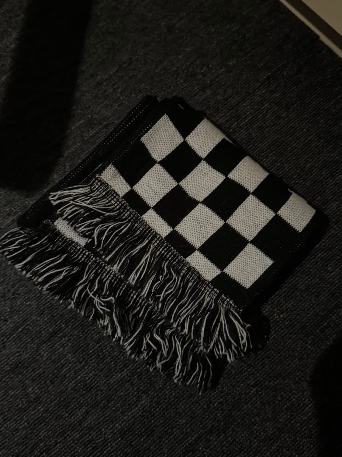 CDG 체크 로고 머플러 상품이미지2