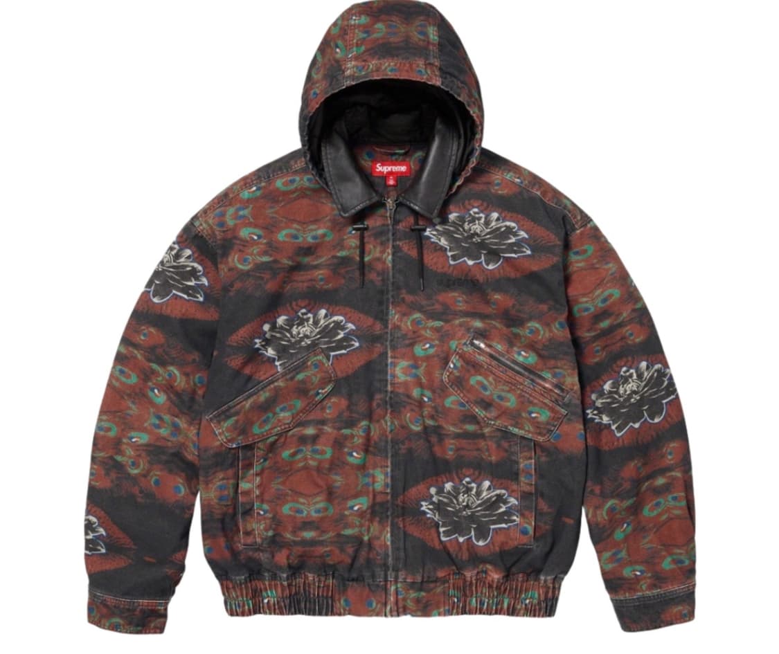 슈프림 레더 칼라 유틸리티 자켓 M 상품이미지1