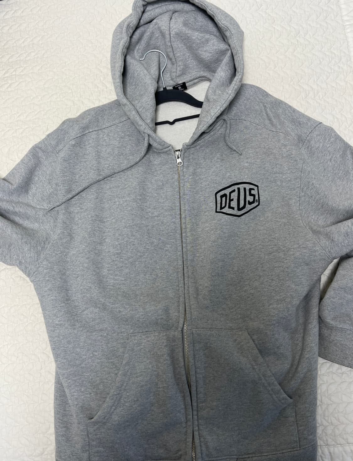 데우스 후드집업 그레이 xl 상품이미지1