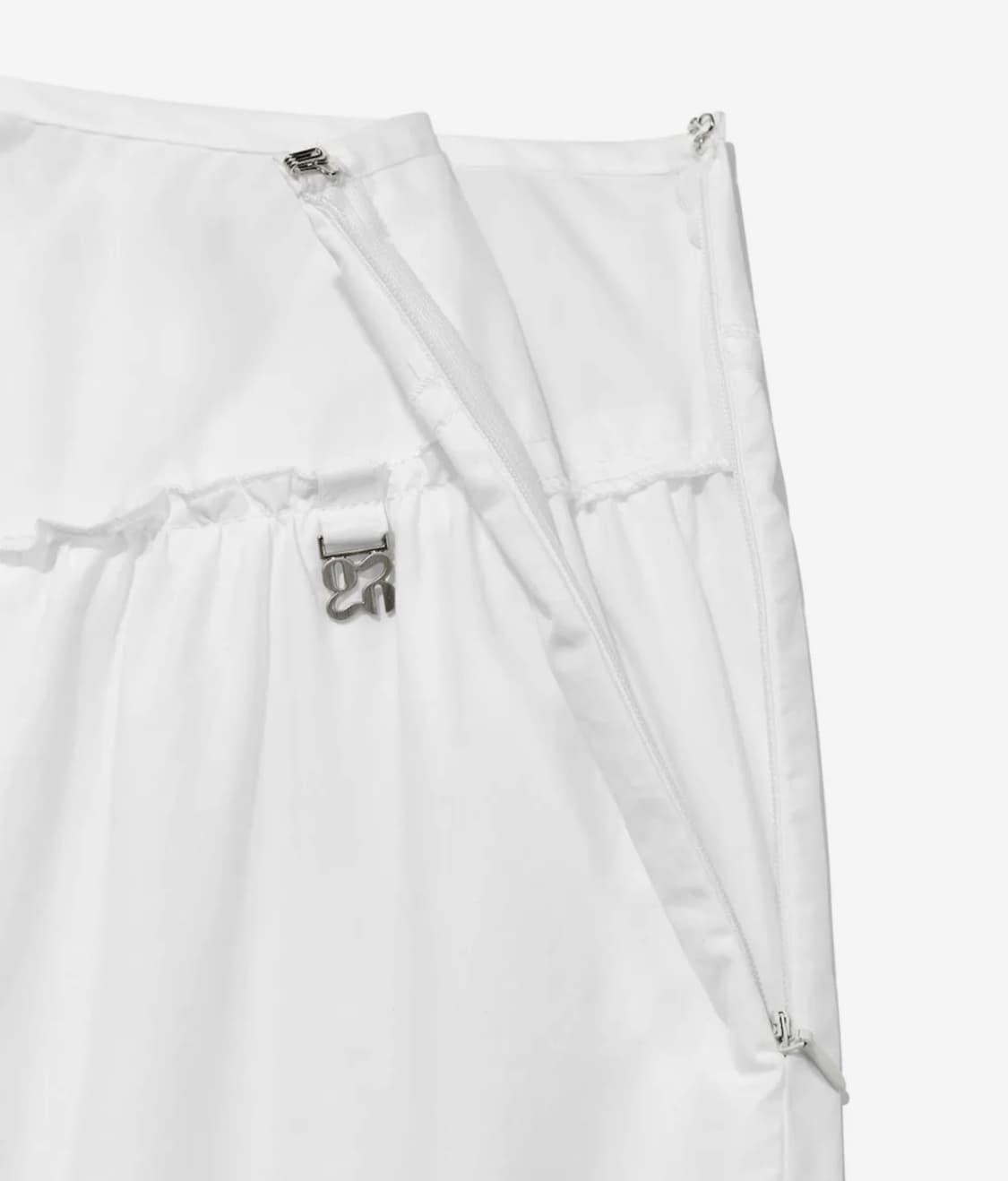 글로니 RODEO TIERED RUFFLE SKIRT (WHITE) M 상품이미지3