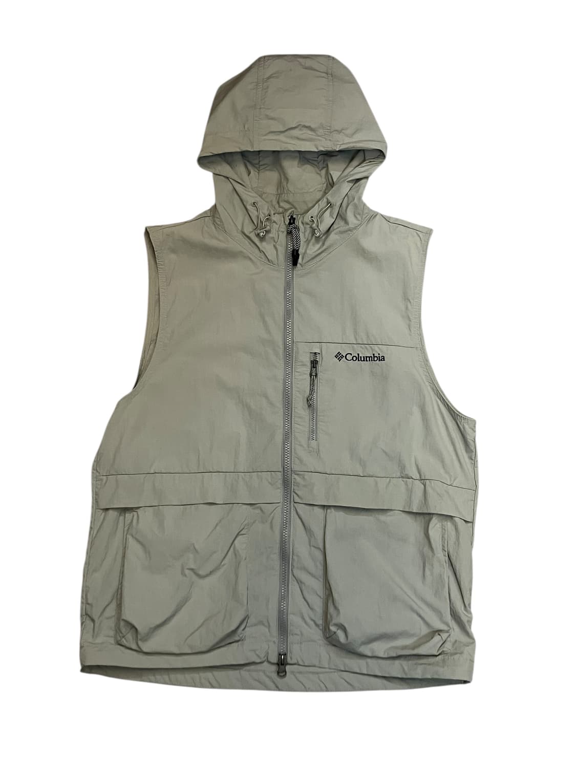 콜롬비아 후드 집업 베스트 그레이 M  #csz2516  상품이미지3