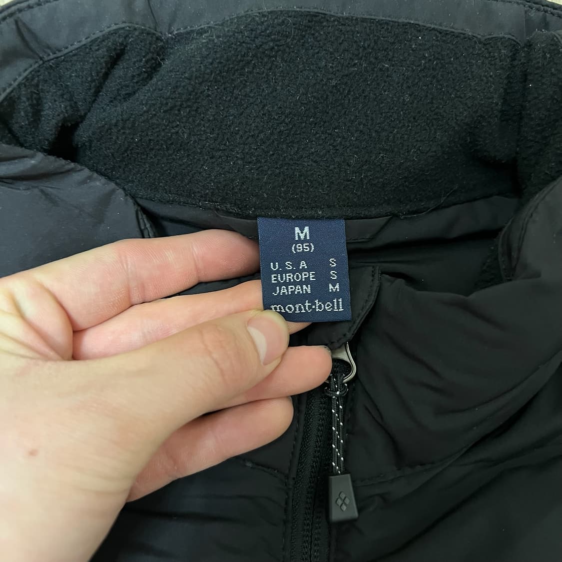 몽벨 남성 구스다운 플라즈마 경량패딩 M/95  상품이미지5