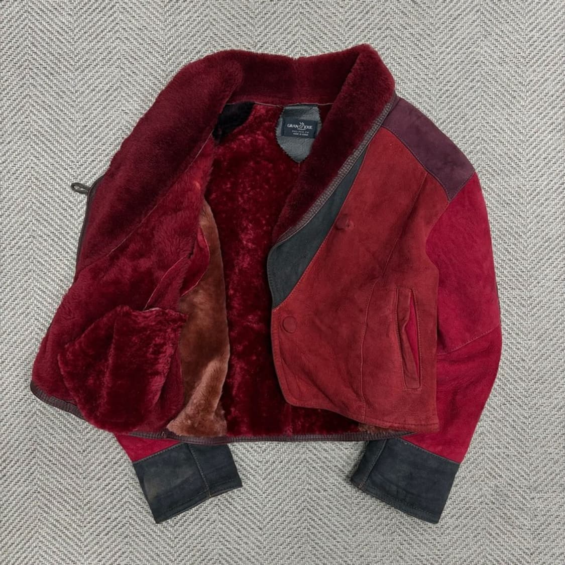 그란조이 램스킨 퍼 무스탕 v1130 상품이미지5