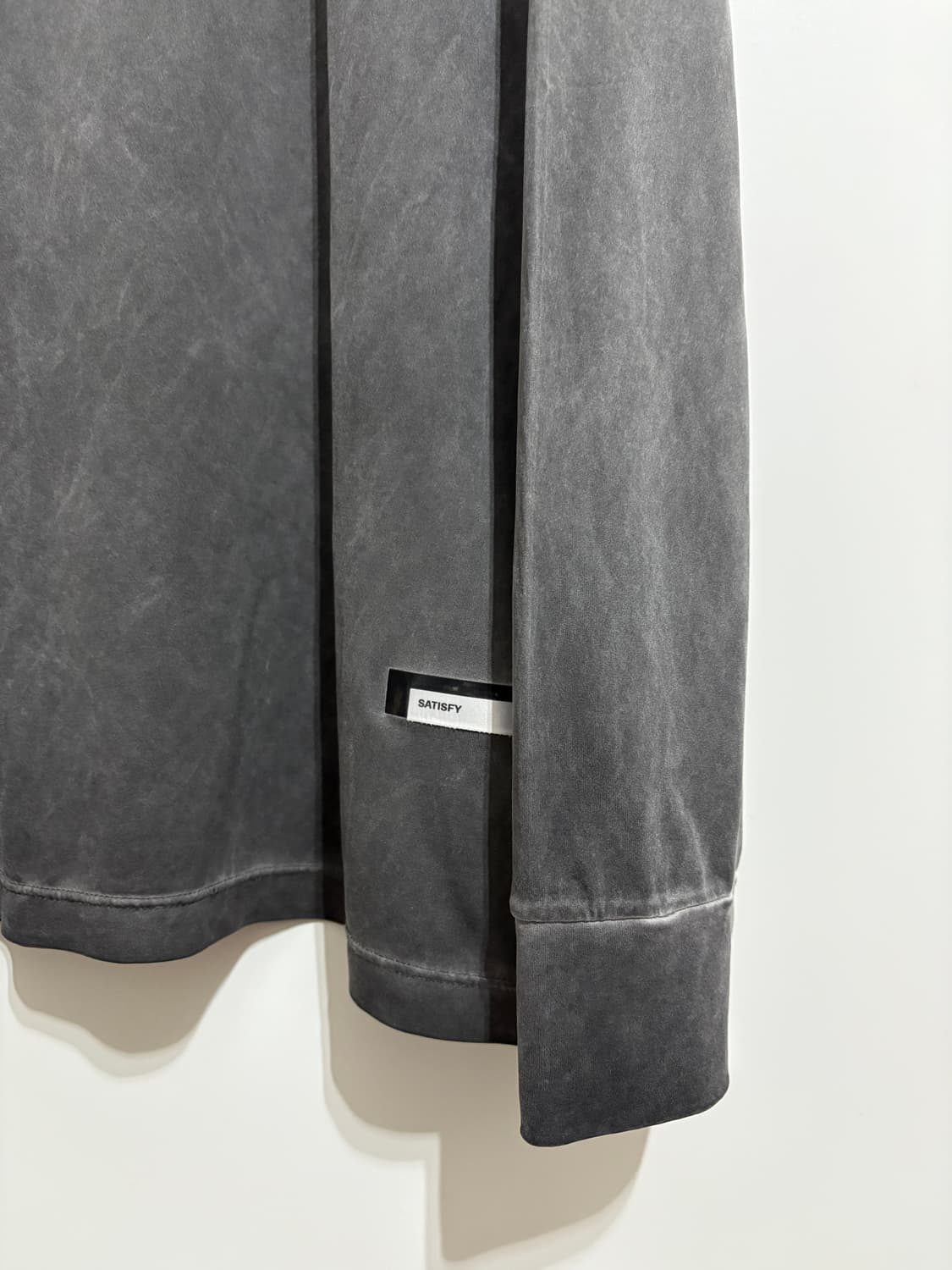 세티스파이 / 아우라라이트 롱 티셔츠 블랙 피그먼트 / XL 상품이미지5