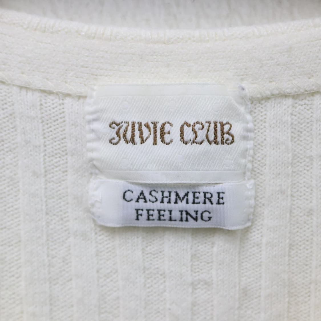 JAYNE CLUB 캐시미어 브이넥 골지 니트 가디건 62402 상품이미지7