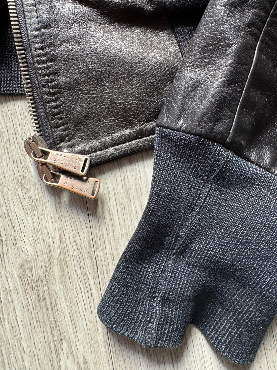 10sei0otto 레더 집업 상품이미지10