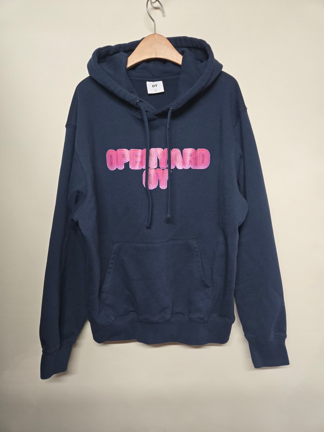 OY 오와이 OPENYARD 후드티 네이비 1 상품이미지1