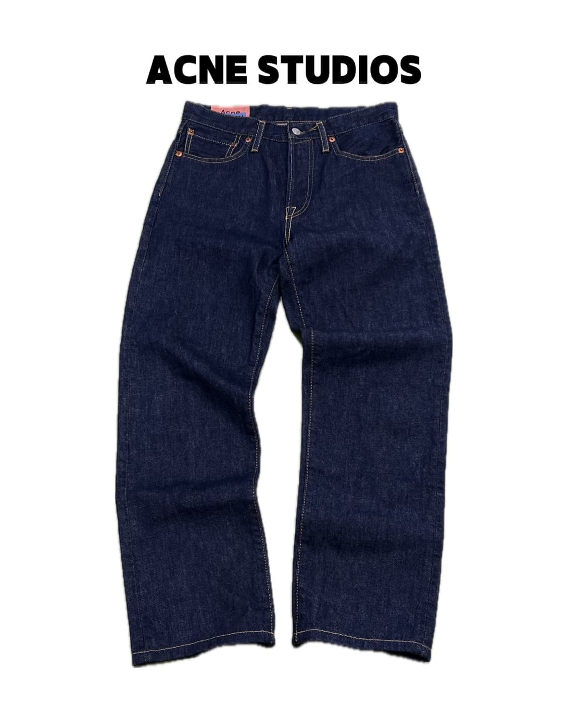 (26/32) 아크네스튜디오 슬림핏 중청 데님 팬츠 상품이미지1