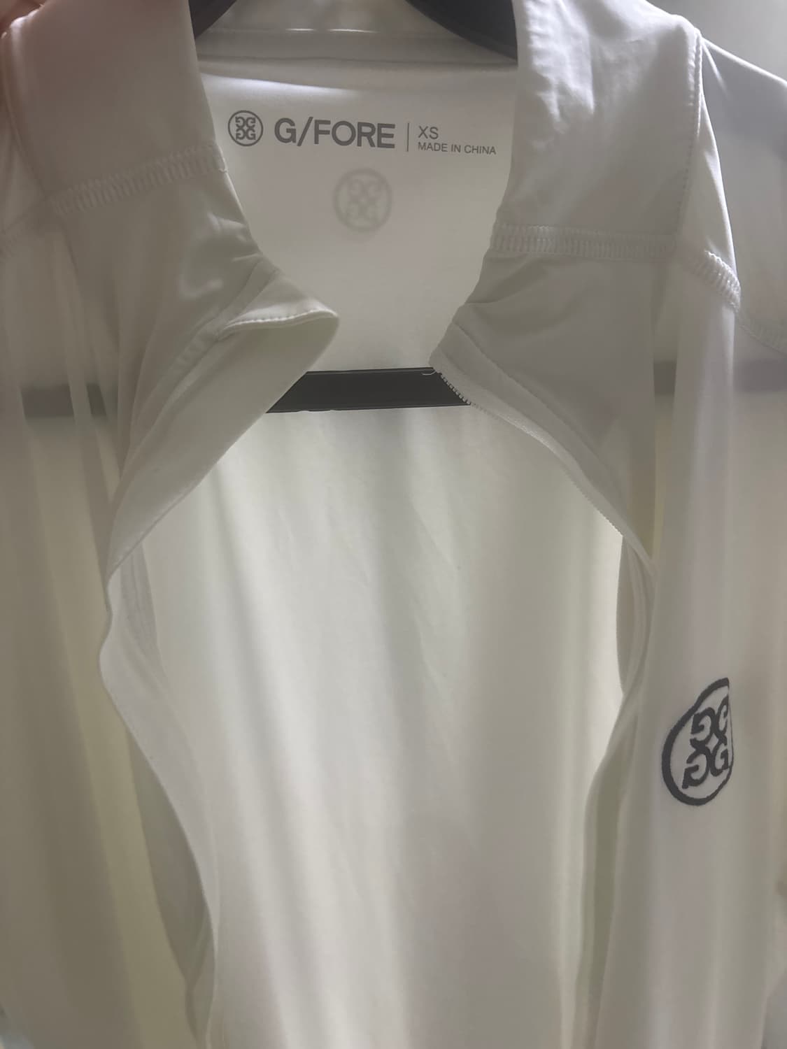 정품 G/FORE 여성 골프 바람막이 자켓 XS 화이트지포어 경량 윈드브 상품이미지6