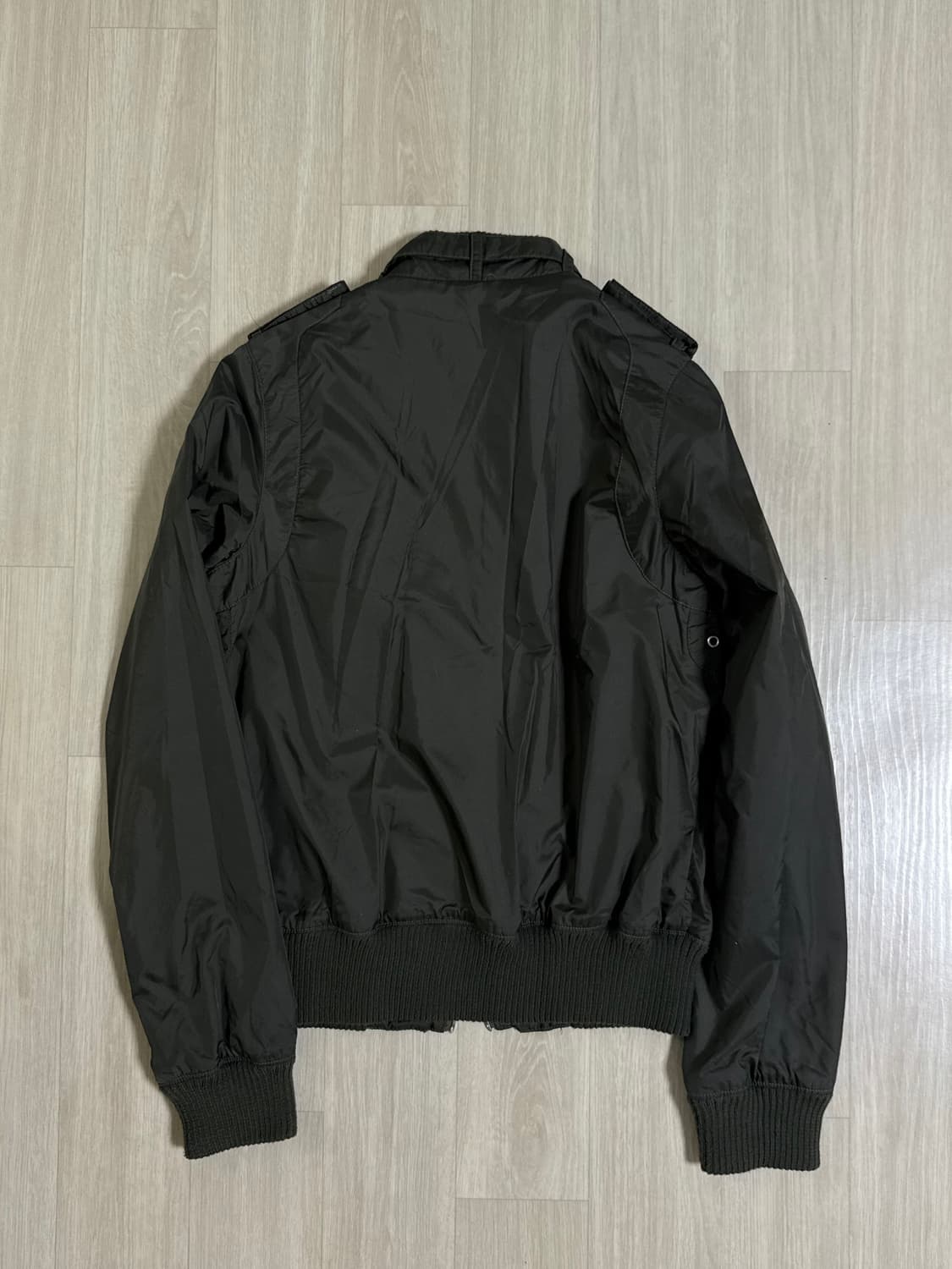 빈티지 카키 넥버클 점퍼 자켓 상품이미지4