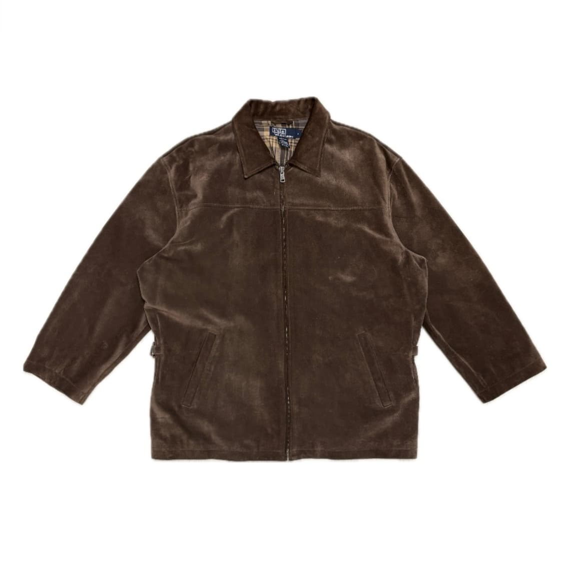 90s 폴로 스웨이드 하프코트 다크브라운 상품이미지1