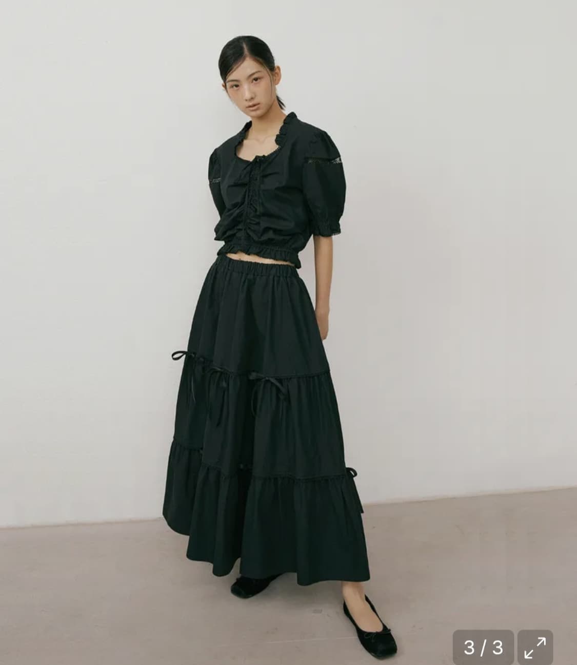 새상품 코튼 100% 루시르주 블라우스 프리사이즈 상품이미지2