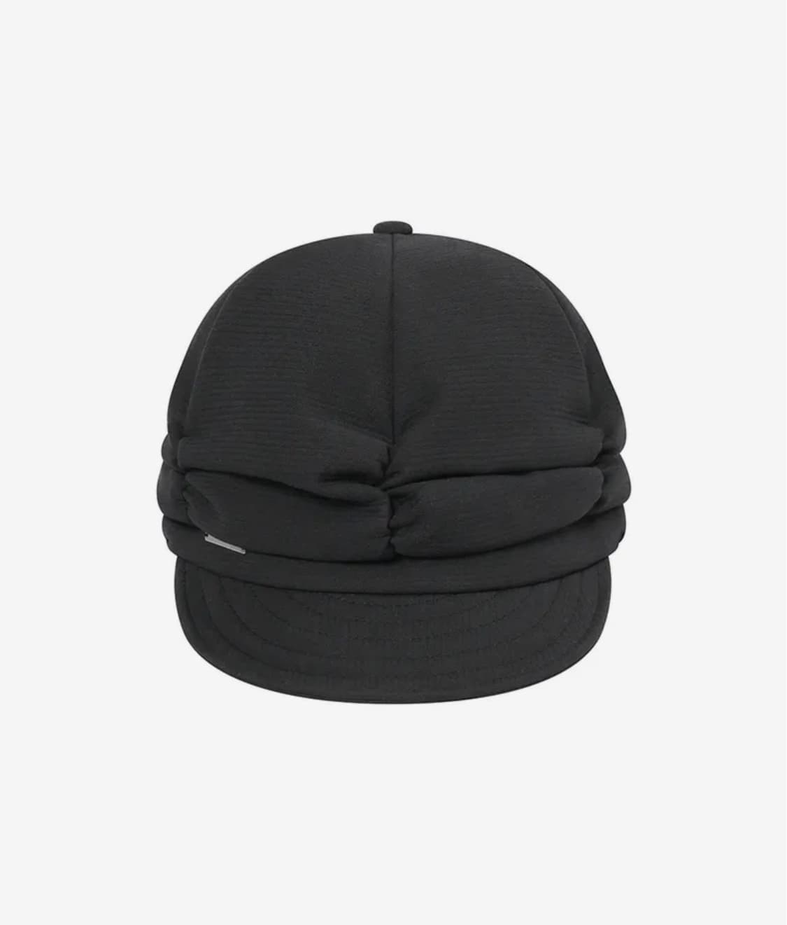 [레이 PICK]Pleats shirring cap BLACK 상품이미지1