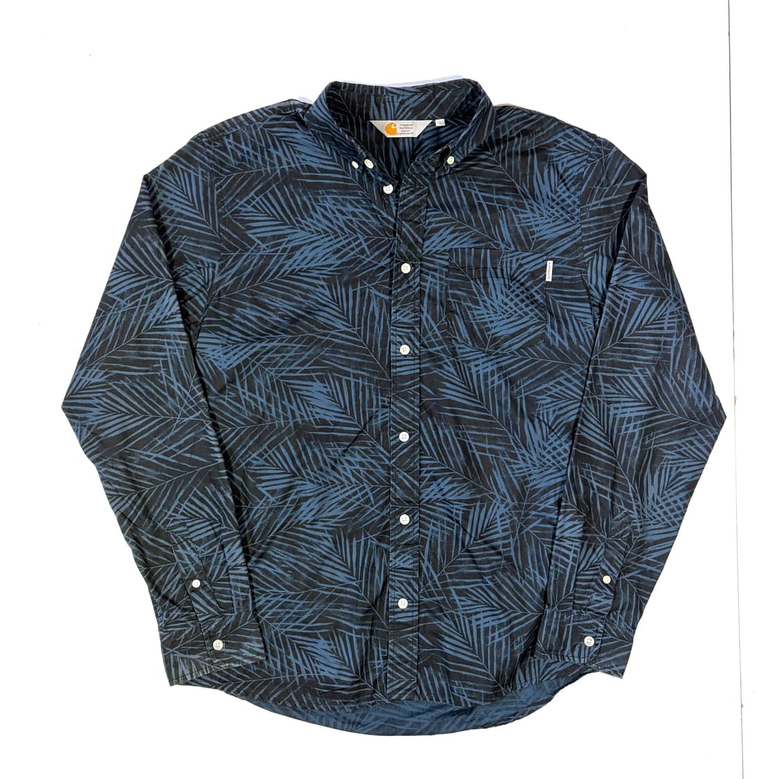 칼하트 네이비 야자수 셔츠 L 상품이미지1