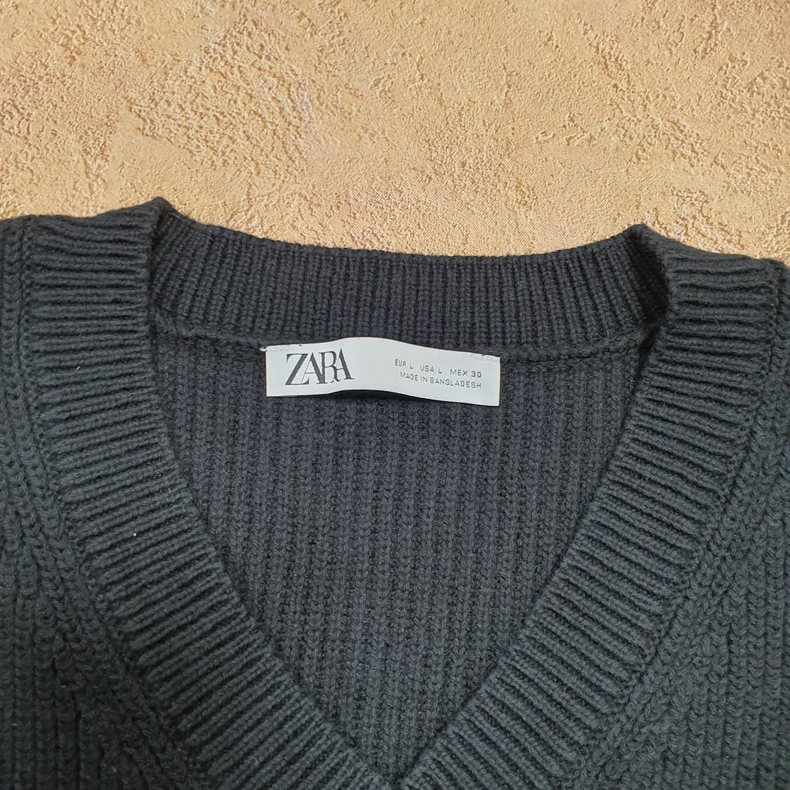 ✨ (바배) 자라 블랙 니트 조끼 베스트 상품이미지3