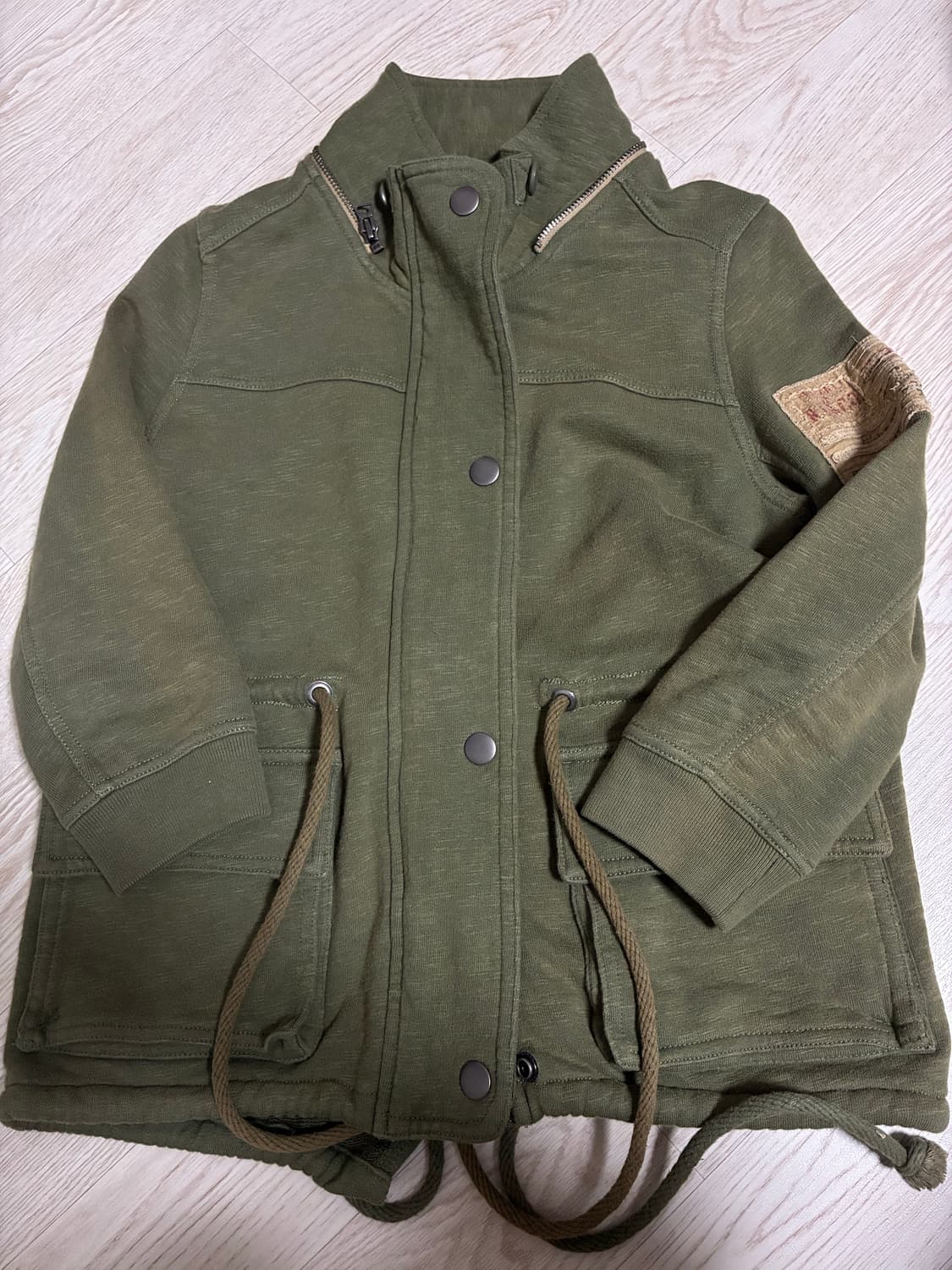 폴로 모자 탈부착 카키 피쉬테일 자켓 상품이미지1