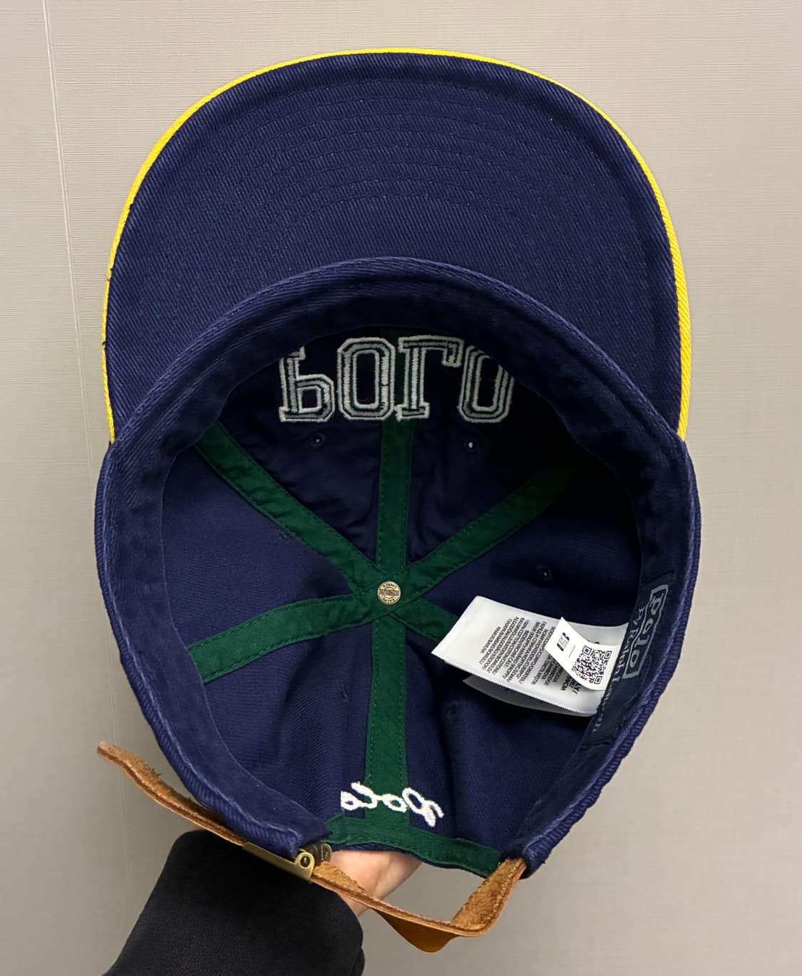 (F)POLO 폴로랄프로렌 트윌 1967 로고 투톤 볼캡 모자 폴로모자 상품이미지7