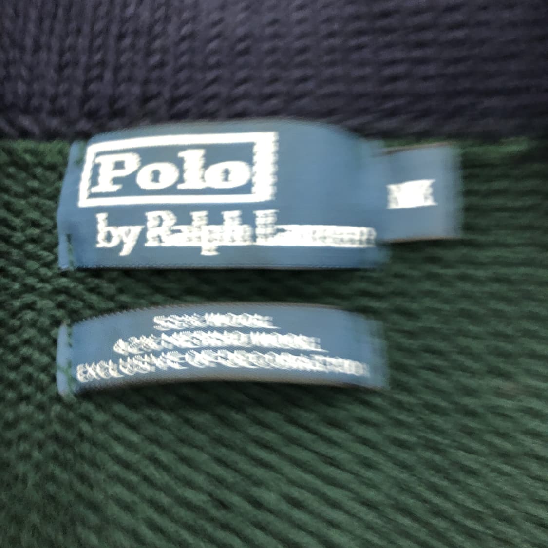 폴로 랄프로렌 레더 엘보패치 메리노울 가디건 M 상품이미지5