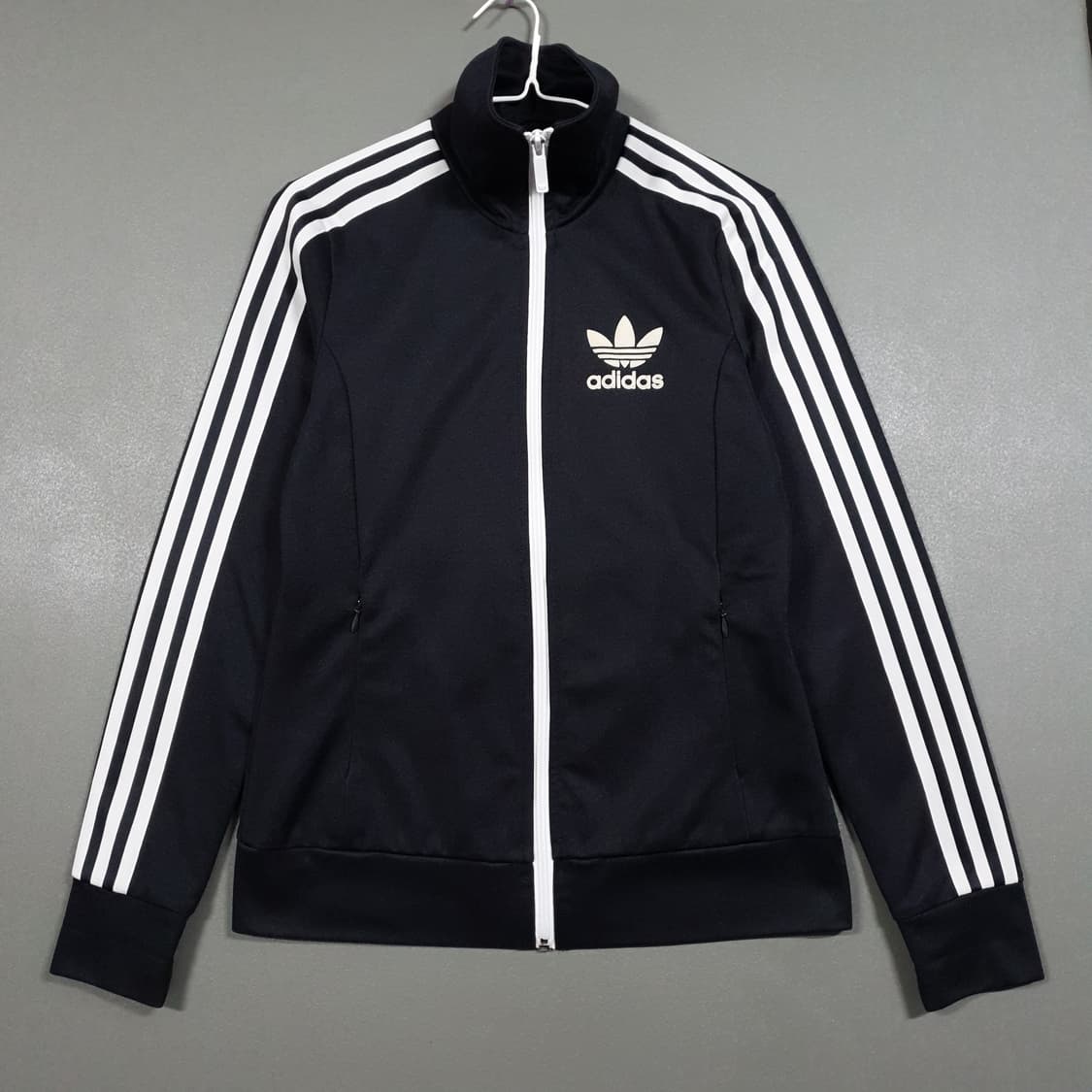 90 (S) 아디다스 유로파 파이어버드 트랙탑 져지 자켓 벨벳 블랙 어항 상품이미지1