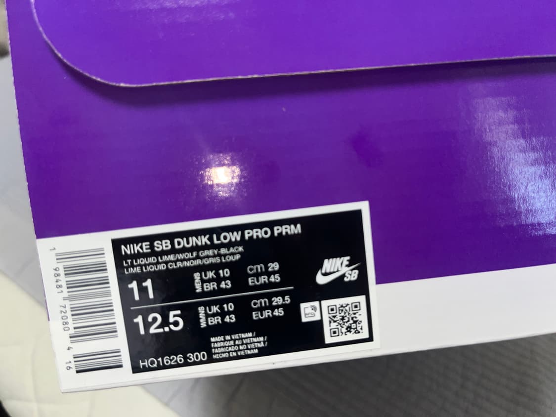 Nike 덩크 sb 버두고 마운틴 (리퀴드 라임) 290 상품이미지3