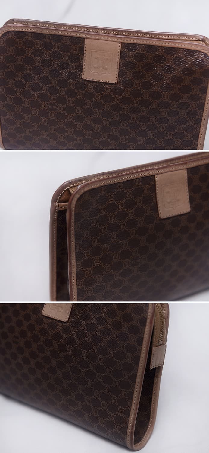 셀린느 (CELINE) 클래식 올드 마카담 지퍼 원포켓 파우치.클러치백 상품이미지7
