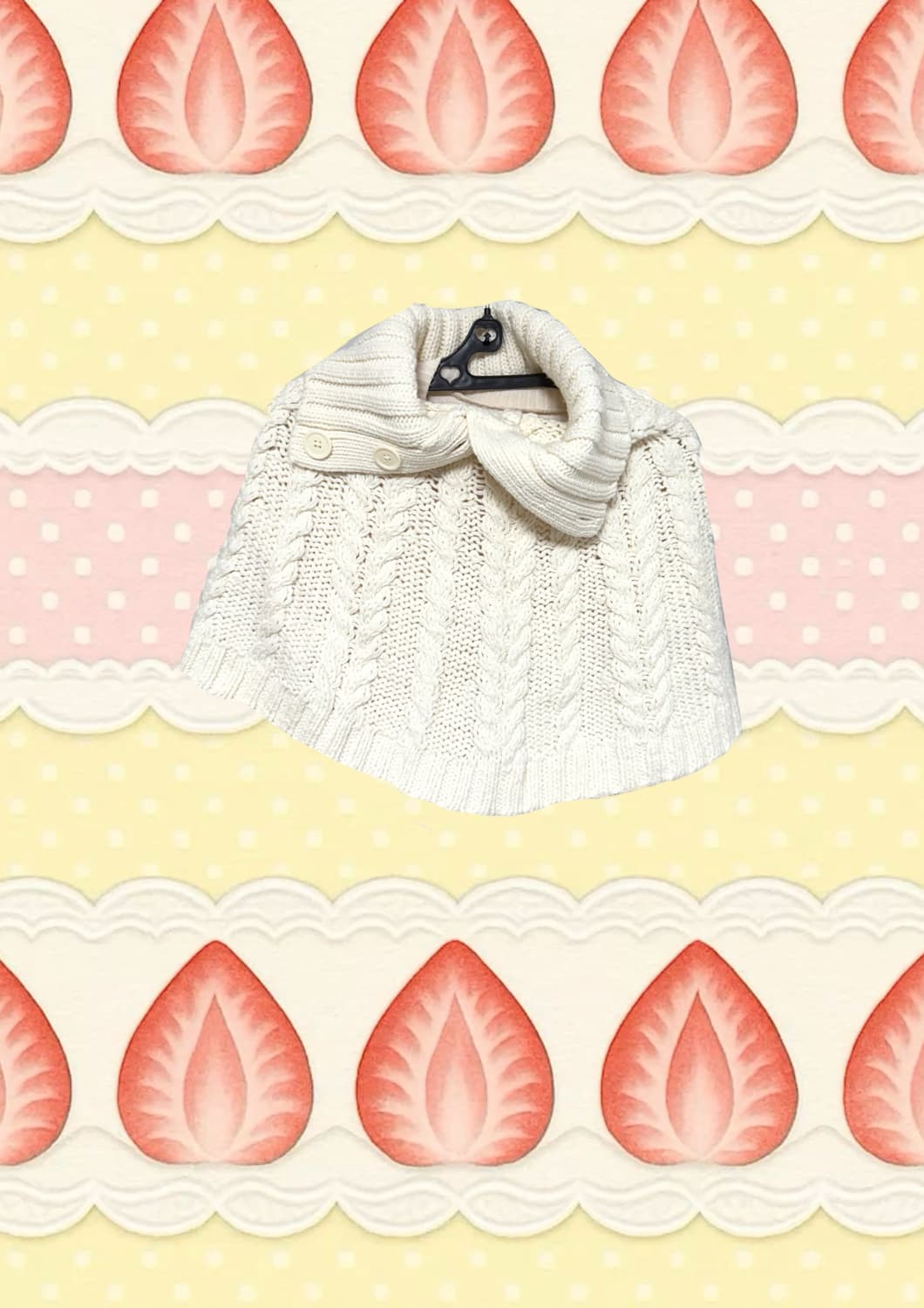 일본빈티지)라떼갸루 케이프 망토 상품이미지1