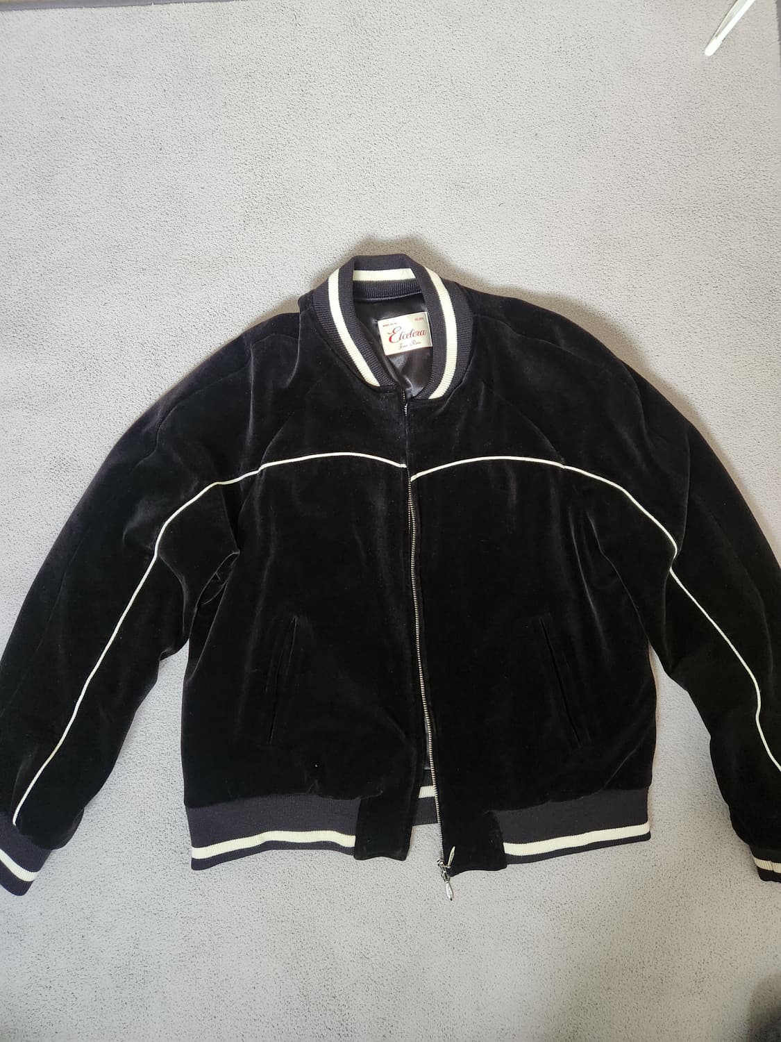 Etce 벨벳 블루종 상품이미지1