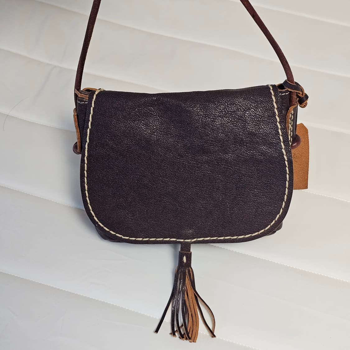 4dea works 포디어웍스 웨스턴 가죽 크로스백 숄더백 가방 모리걸 상품이미지2