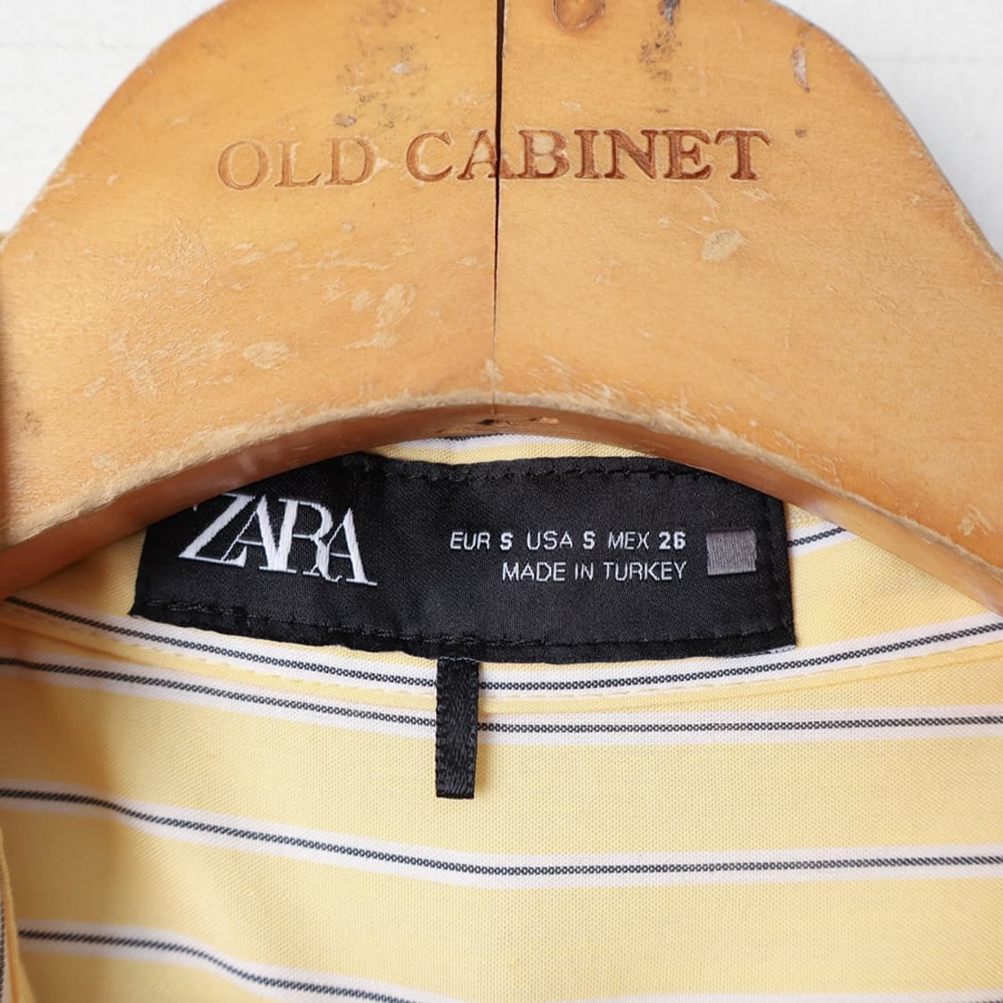 66/자라 스트라이프 포플린 셔츠  상품이미지6